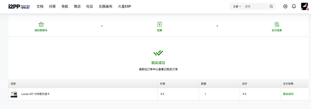 Lucas API 100元余额充值卡